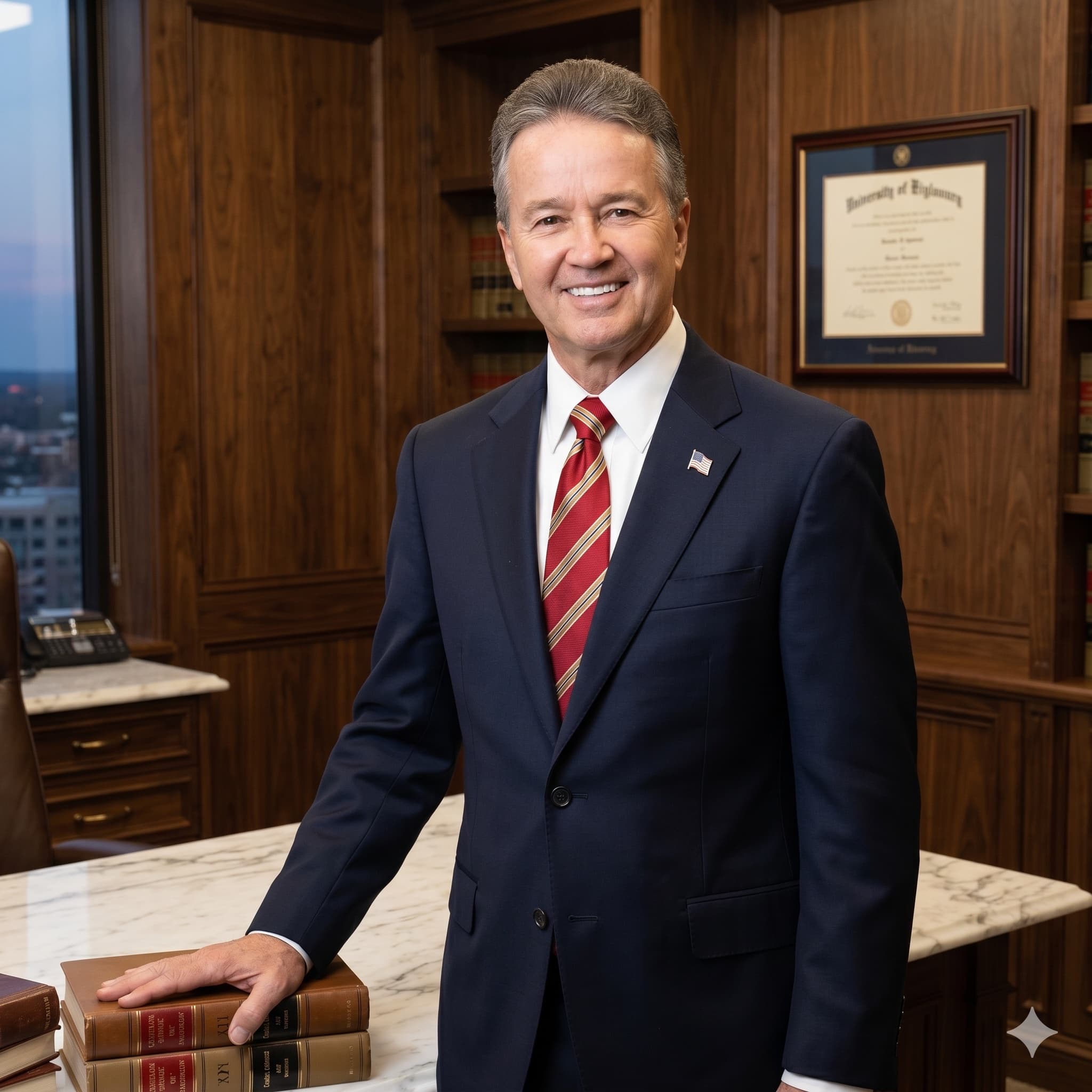 Kenneth J. McKenna, portrait in chambers